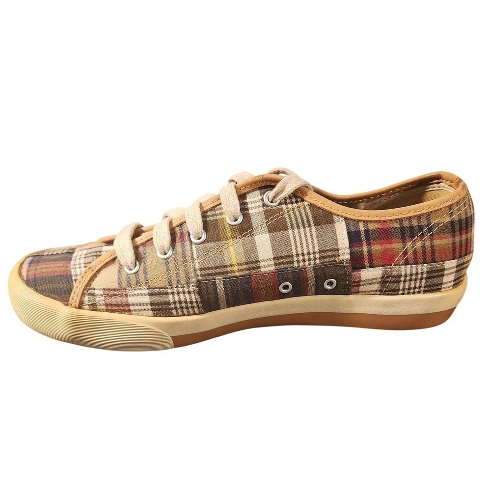 Tommy Hilfiger Shoes Womens Size 8 Multicolor Plaid Low‎ Top Sneakers TM22717